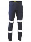 BISLEY  Taped Cotton drill Cargo Cuffed Pants