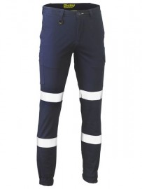 BISLEY  Taped Cotton drill Cargo Cuffed Pants